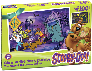 Paul Lamond - Scooby Doo - Case of Green Ghost - Glow In The Dark 100 Piece Puzzle - 01