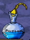 Half Empty Potion Bottle