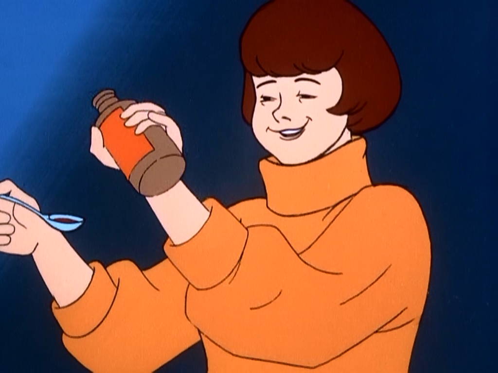Velma Dinkley carried it for Shaggy, perhaps because he was too irresponsib...
