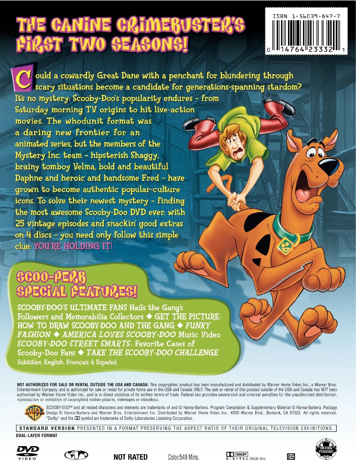 Scooby-Doo, Where Are You!: The Complete 1st and 2nd Seasons | Scoobypedia | Fandom Scooby-Doo, Where Are You!: The Complete 1st and 2nd Seasons | Scoobypedia | Fandom