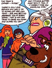 Midge is revealed as the culprit.