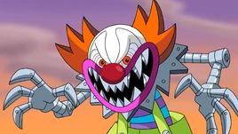Menacing Metallic Clown