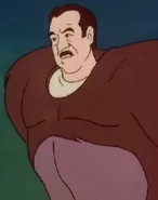 Pan Dilly w kostiumie olbrzymiego goryla