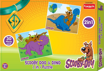 Funskool - Scooby Doo - 2-in-1 Puzzle - Scooby Doo & Dino