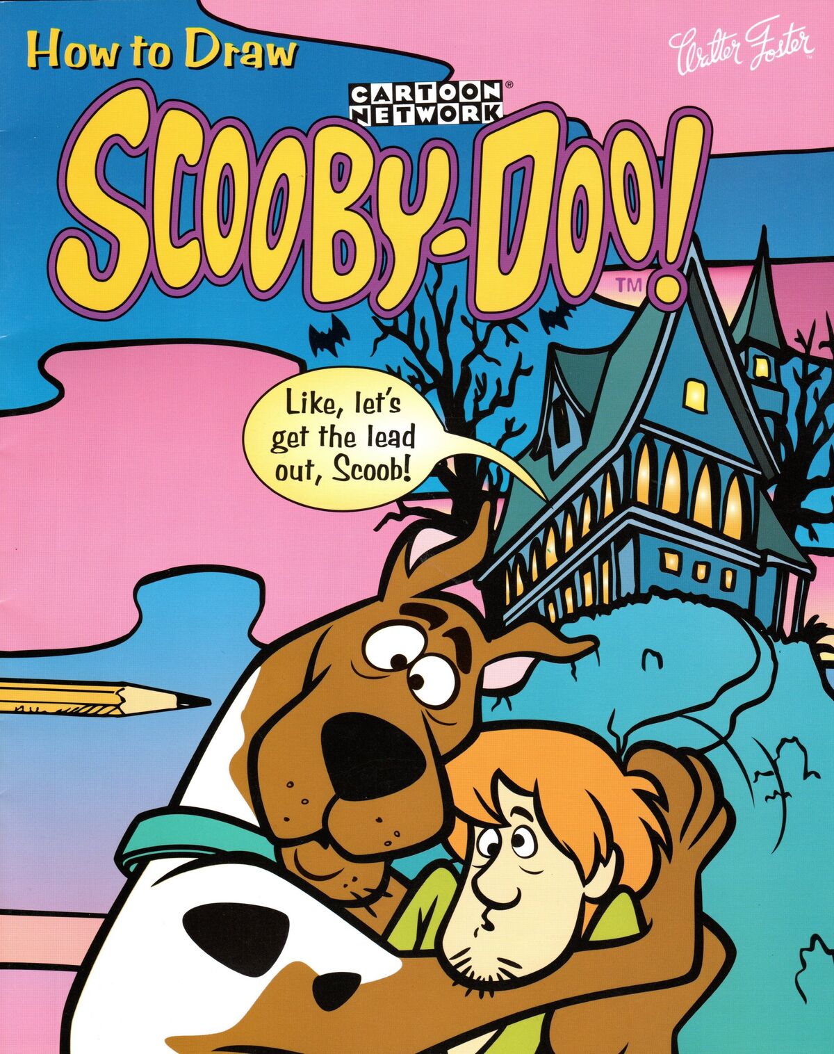How to Draw Scooby Doo Book and Kit sketch pad and markers NEW free ship  9781560104254