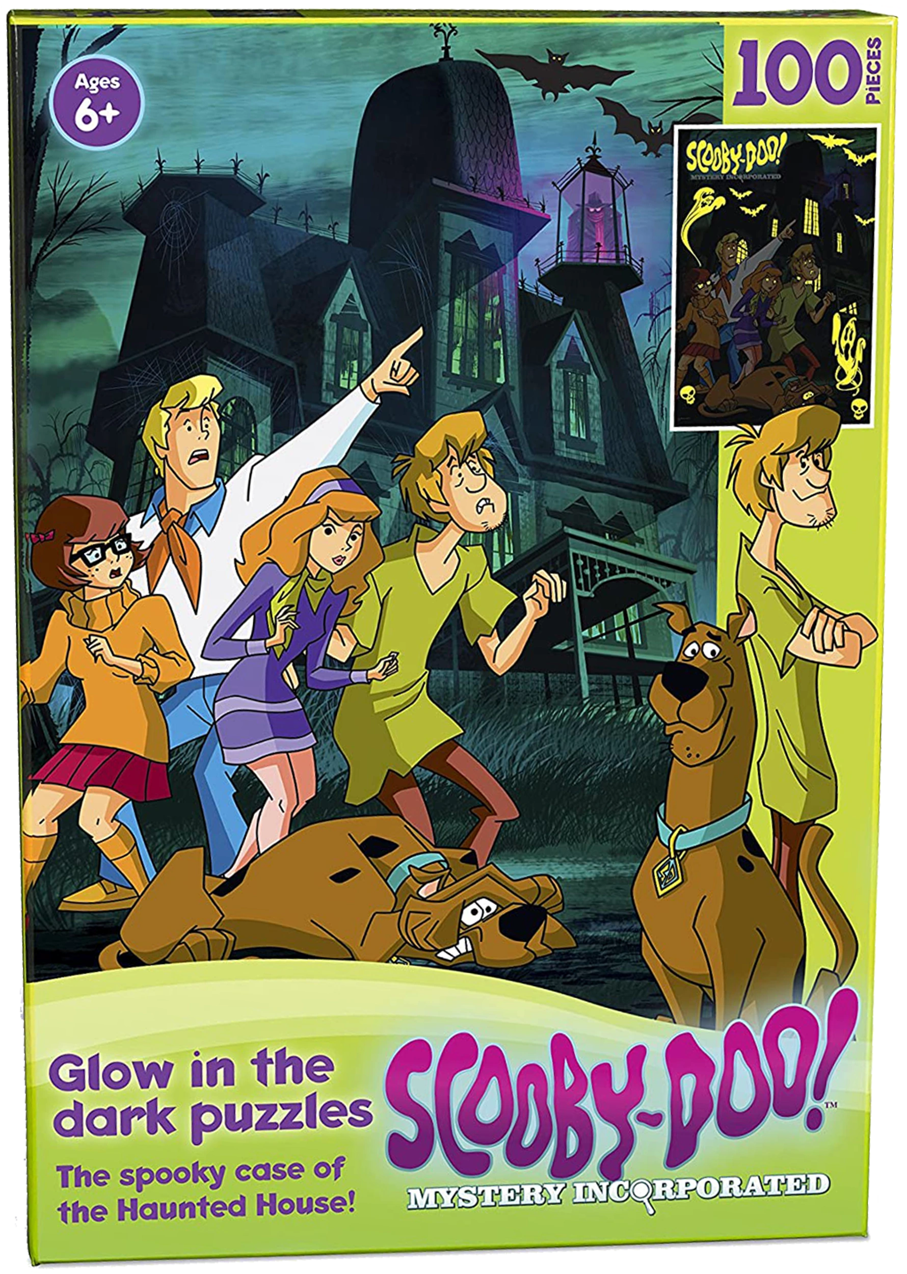 Paul lamond games - scooby-doo! mystery incorporated - the spooky case of  the haunted house - glow in the dark 100 piece puzzle | scoobypedia | fandom