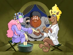 Z Kudłatym i Scoobym.
