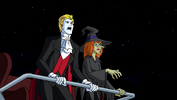 Vampire Fred Jones and Witch Daphne Blake