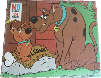Milton Bradley - Scooby Doo and Scrappy-Doo - Welcome - 24 Piece Puzzle - 01