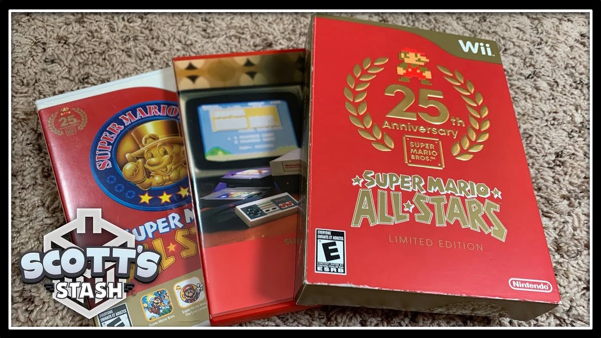 Super Mario AllStars Limited Edition for Wii Scott The Woz Wiki Fandom