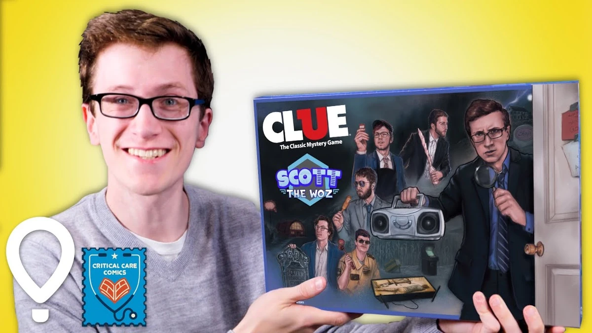Introducing CLUE® Scott The Woz Edition Scott The Woz Merchandise for Charity Bonanza 2022