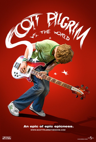 Scott Pilgrim vs the World cinema poster