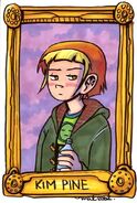 Un retrato de Kim Pine.