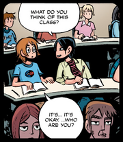 Scott meets Wallace for the first time at the .