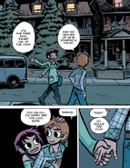 Scott and Ramona on their way to Lee's Palace.