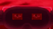 The lens of the console.