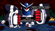 Bee-0 and Super Fighting Robot in the end credits