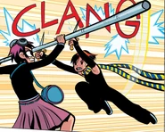 Knives Chau vs. Ramona Flowers, Round One.