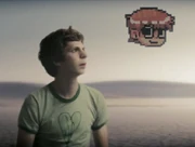 Scott in the Dream Desert after receiving an .