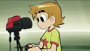 Scott holding a Virtual Guuy controller.