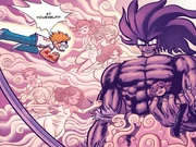 Scott charges towards Gideon after the former enters Ramona's .