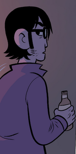 "No comment." Gideon appearing at a  show to observe Scott.