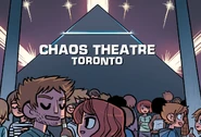 The pyramid at the Chaos Theatre.