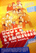 Poster featuring art by Bryan Lee O'Malley