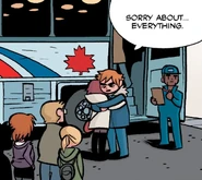 Scott bids Kim farewell at the terminal in Volume 5.