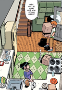 Scott encounters Hollie in the apartment.