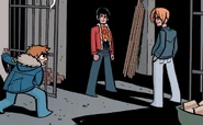 Scott comes face to face with the Katayanagi Twins at the Chaos Theatre site which is under construction.