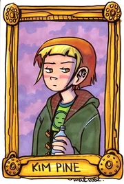 Kim's early design in the comic 