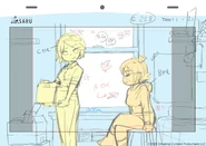 A younger Ramona with Roxie.