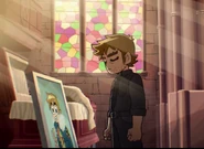 Stephen at the funeral.