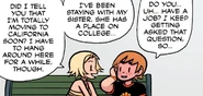 Lisa talks about staying with her sister.