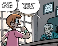 Peter questions Scott's birthday.