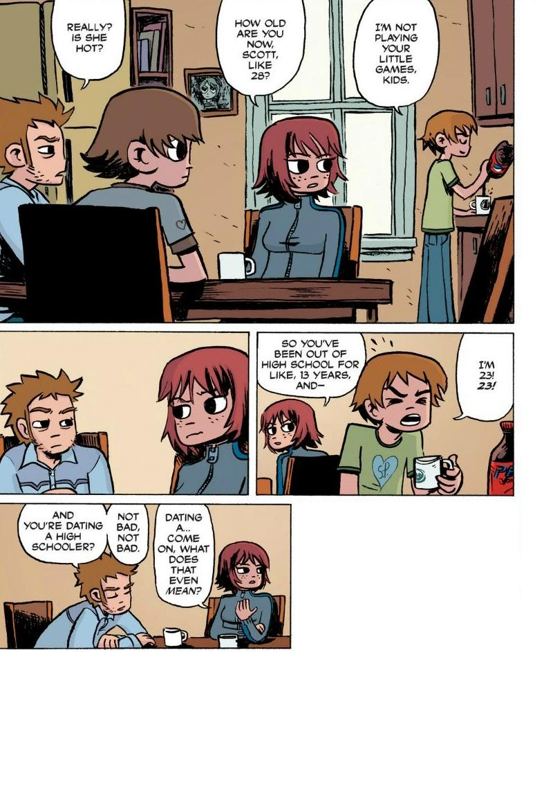 Scott Pilgrim Vs The World Comic Kim