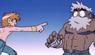 "Kick his ass Super Ramona!"