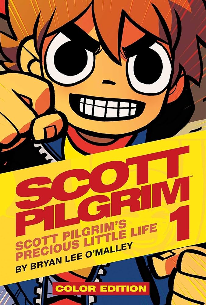 Брайан ли скотт пилигрим. Скотт Пилигрим комикс обложка и его прекрасная маленькая жизнь.