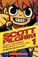 Cover of the Color Edition. The picture in the yellow band is Kim at band practice.