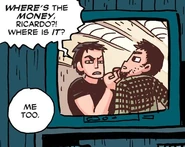 Mikey interrogating Ricardo.