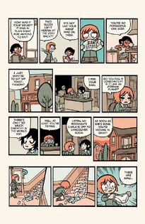 An example of her relationships with her roommates and Hollie.