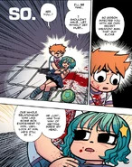 Scott comforts the dying Ramona, who explains how Gideon gets into her head sometimes.