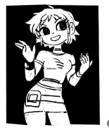 Abandoned sketch of Ramona Flowers released on O’Malley’s Instagram in July 2025.