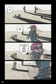 Scott sees Ramona for the first time in the Dream Desert.