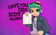 Ramona on a promotional poster for Scott Pilgrim Takes Off.