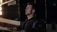Lucas leaving his trailer in Scott Pilgrim vs. the World.