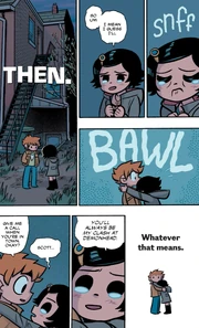 Scott and Knives part ways as Knives goes to college.