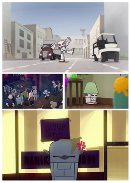 Robot-01 Attempts To Hide