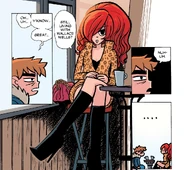 Envy asks Scott if he still living with Wallace Wells.
